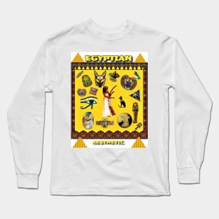 Egyptian Aesthetic Long Sleeve T-Shirt